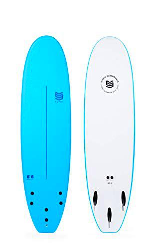 Flowt Surfboards 6'6 Softboard, Blue