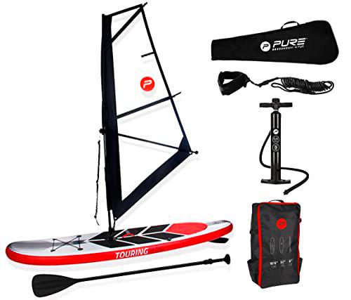 Pure 4 Fun Sup Windsurf P4F940220 - Juego Completo de Paleta Hinchable (320 x 81 x 15 cm)