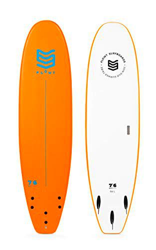 Flowt Surfboards 7'6 Softboard, Orange