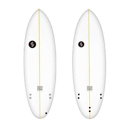 Sea &amp; Sons Eggy 6'8&quot; Tabla De Surf, Unisex Adulto, Blanco