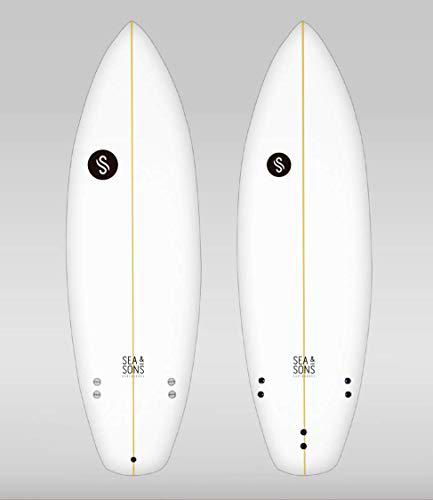 Sea &amp; Sons The Assistant 5'8&quot; Tabla De Surf, Unisex Adulto