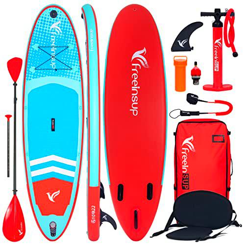 Freein Tabla de remo inflable para kayak SUP de 10 x 33 x 6