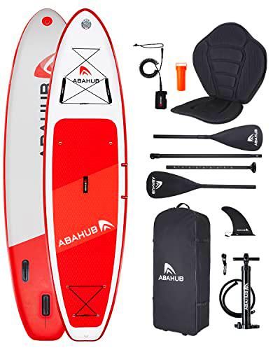 Abahub SUP inflable, 10 pies 6 pulgadas x 31 x 6 pulgadas