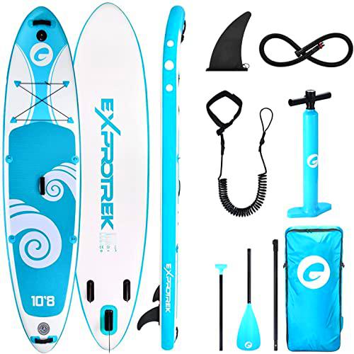 Exprotrek Wave-sky (Blue) Tabla De Surf Remo Unisex Adulto, Azul, 1