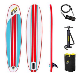 Hydro-Force 8' x 22&quot; x 3&quot;/2.43m x 57cm x 7cm Compact Surf 8 Tablas hinchables para Remo de Soporte